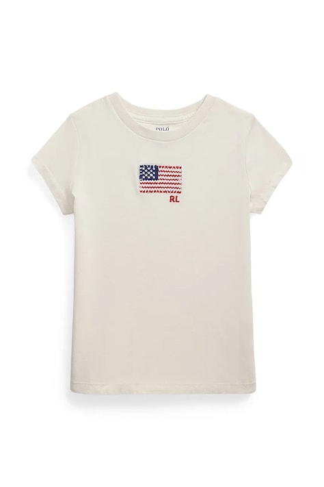 Тениска Polo Ralph Lauren в бяло 312971138001