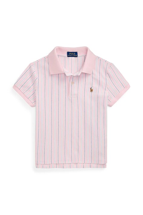 Tričko Polo Ralph Lauren růžová barva, 313973118003