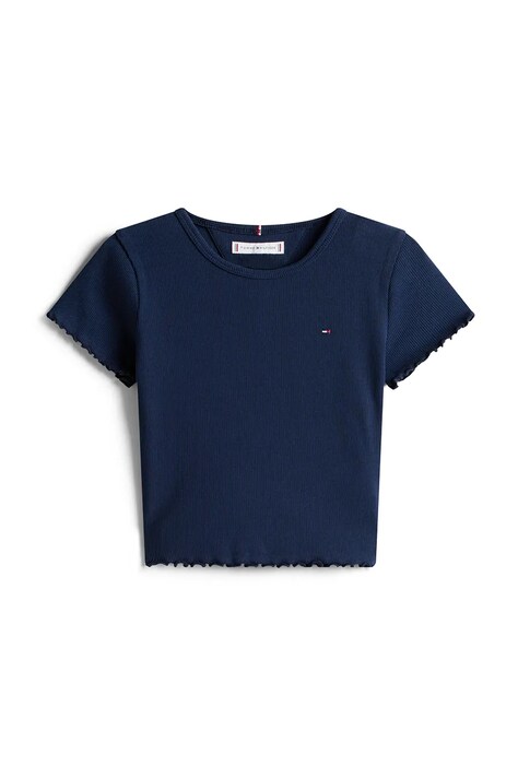 Tommy Hilfiger t-shirt dziecięcy kolor granatowy KG0KG08590