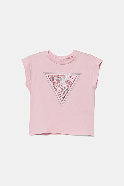 Guess tricou copii culoarea roz, J5YI04 K6YW4