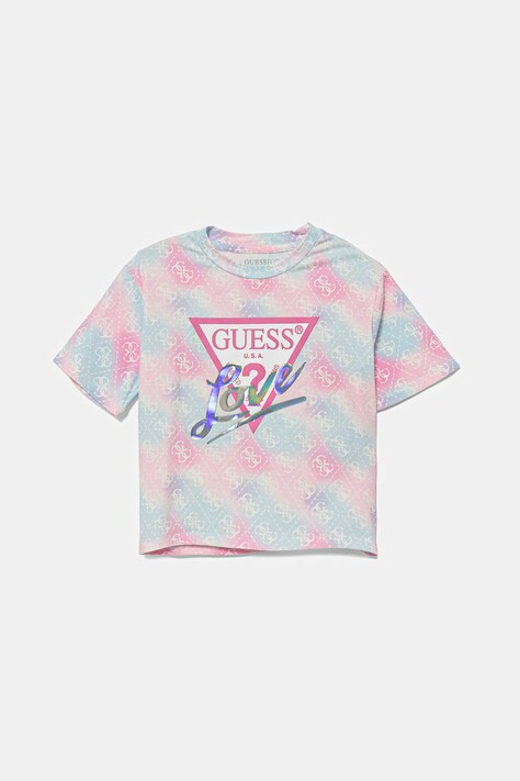 Дитяча футболка Guess колір рожевий J5YI07 K6YW4