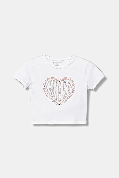 Дитяча футболка Guess колір білий J5YI22 K6YW4