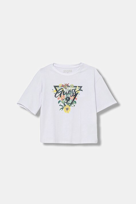 Guess t-shirt dziecięcy kolor biały J5YI45 K6YW4