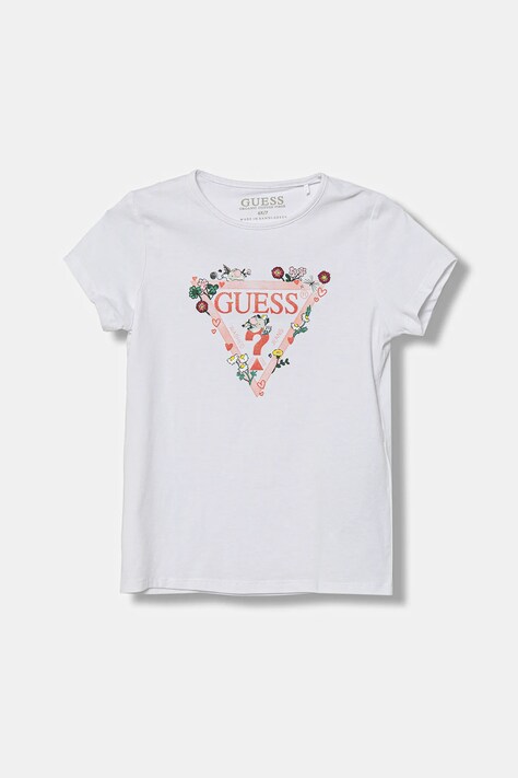 Guess t-shirt dziecięcy kolor biały K5YI15 K6YW4