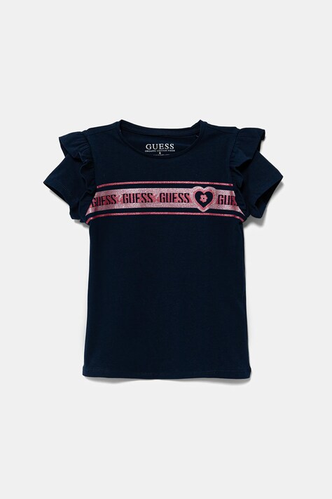 Guess tricou copii culoarea bleumarin, K5YI24 K6YW4