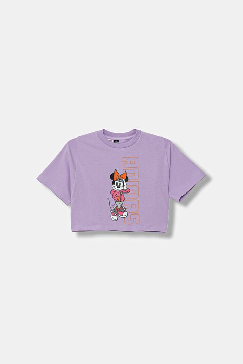 adidas tricou copii culoarea violet, JM0830