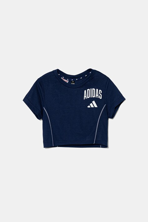 Παιδικό μπλουζάκι adidas χρώμα: ναυτικό μπλε, JM3855