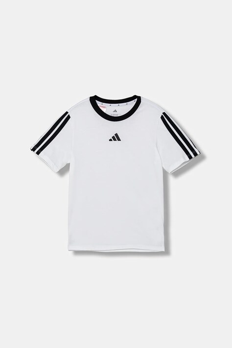 adidas t-shirt bawełniany dziecięcy kolor biały JW8628