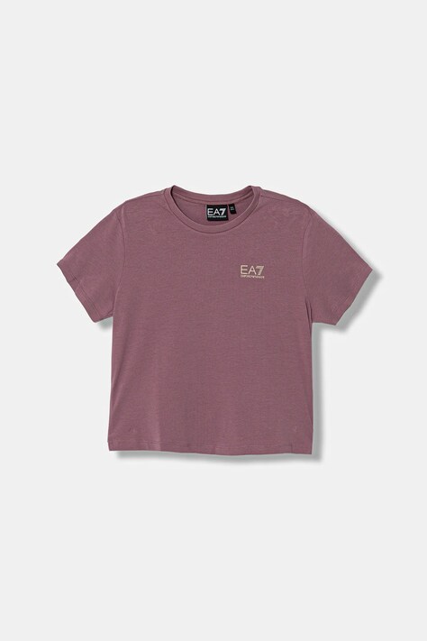 EA7 Emporio Armani t-shirt dziecięcy kolor różowy 7G000137 AF10373