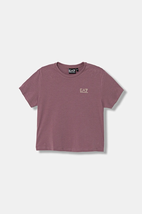 EA7 Emporio Armani t-shirt dziecięcy kolor różowy 7G000137 AF10373