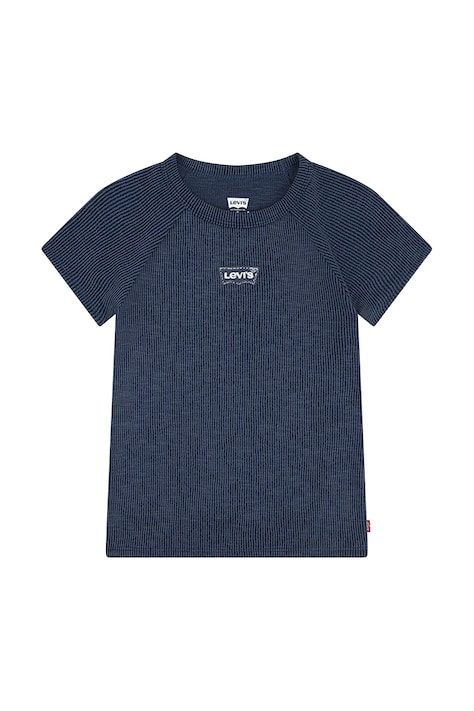 Παιδικό μπλουζάκι Levi's COLOR BLOCK RAGLAN TOP χρώμα: ναυτικό μπλε, 3EN517