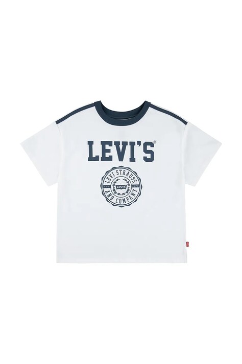 Levi's t-shirt dziecięcy SPORTY OVERSIZED TEE kolor biały 3EN779