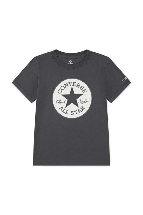Converse t-shirt dziecięcy kolor szary 4CH405