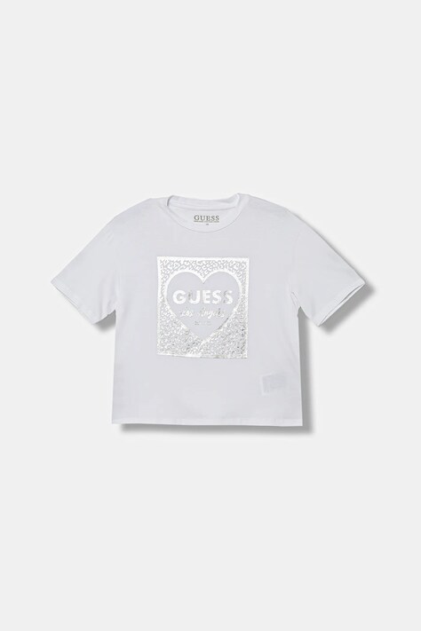Guess t-shirt dziecięcy kolor biały J5BI00 J1314