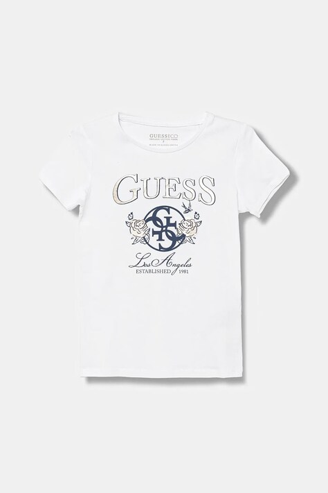 Guess t-shirt dziecięcy kolor biały J5BI19 J1314