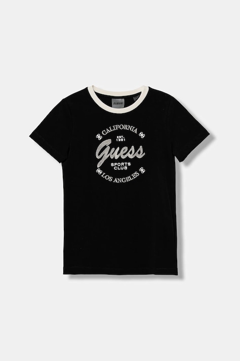 Дитяча футболка Guess колір чорний J5BI37 J1314