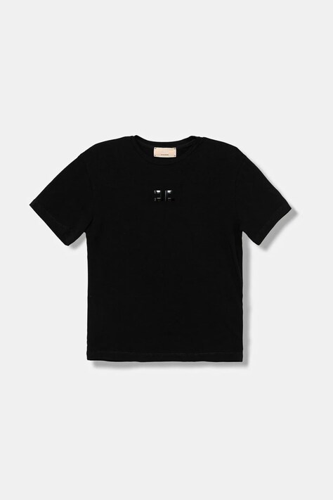 Elisabetta Franchi tricou copii culoarea negru, EFTS247.0.JE006