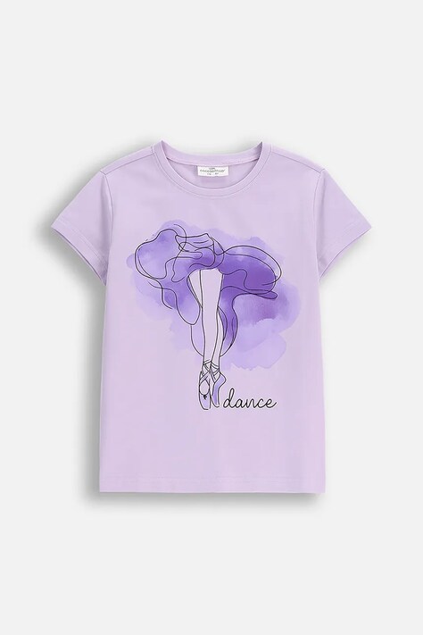 Coccodrillo tricou copii culoarea violet, EVERYDAY GIRL A
