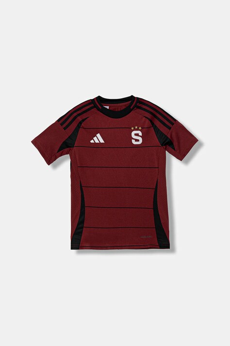 adidas Performance t-shirt dziecięcy ACSP kolor bordowy wzorzysty IT4381