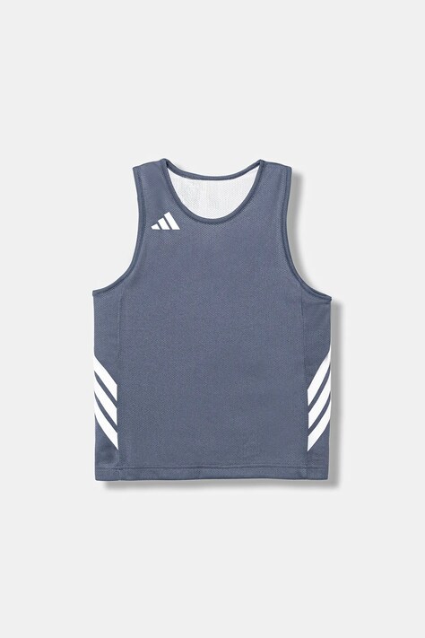 adidas Originals top dziecięcy kolor szary z aplikacją JM5135