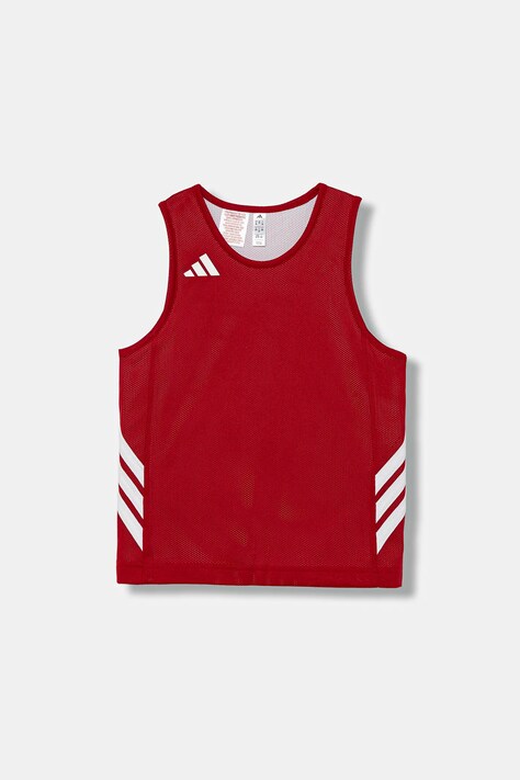 Otroški top adidas Originals rdeča barva, JM5138