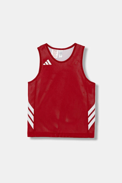 adidas Originals top copii culoarea roșu, cu imprimeu, JM5138