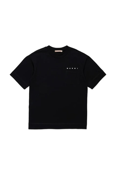 Marni t-shirt MT272U T-SHIRT kolor czarny M01415