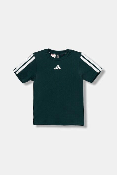 Детска тениска adidas в зелено с принт JW2527