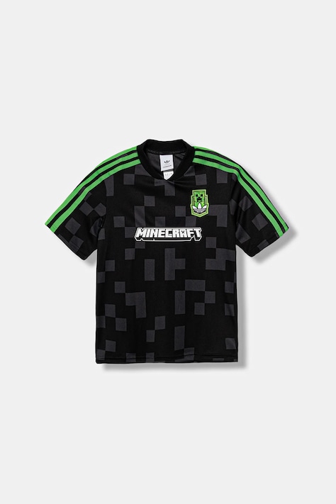 adidas Originals tricou copii MINECRAFT culoarea negru, cu imprimeu, KD9838