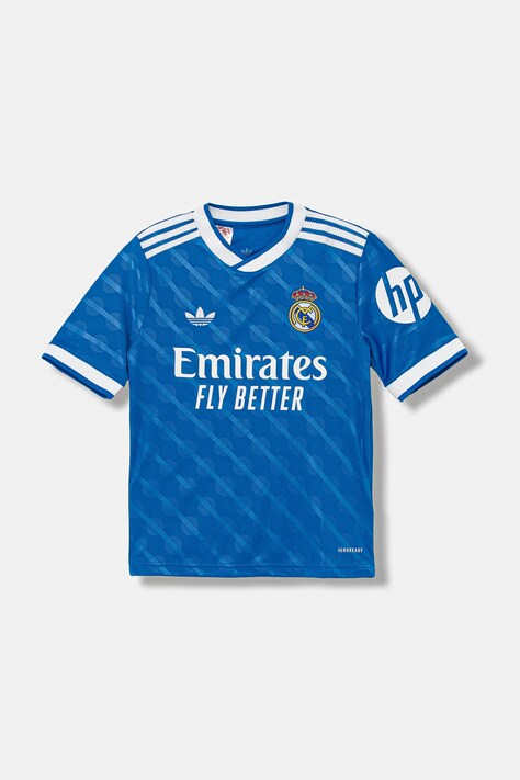 adidas Performance t-shirt dziecięcy REAL MADRID kolor niebieski z nadrukiem JP3930