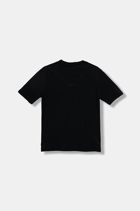 Napapijri t-shirt bawełniany dziecięcy S-ADIGE kolor czarny z nadrukiem NP0A88ZWF0N1
