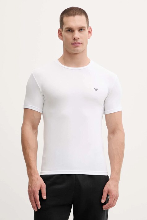 Emporio Armani Underwear t-shirt męski kolor biały z nadrukiem EM000379 AF14133