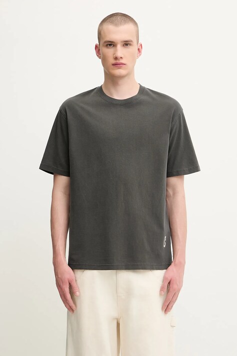 Samsoe Samsoe cotton t-shirt SASWIRL gray color with a print U25200007