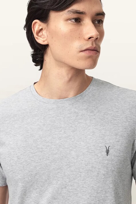 AllSaints футболка чоловіча бавовняна TONIC 3 шт — AW25-TSM026, сірий — фото 4