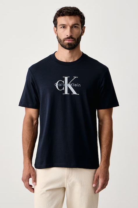 Calvin Klein Jeans T-shirt męski bawełniany granatowy LV04RB862G