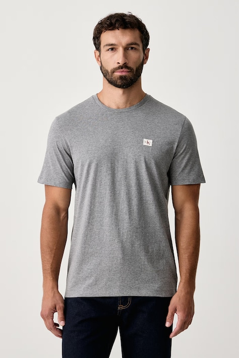 Calvin Klein Jeans T-shirt męski bawełniany szary LV04RC272G
