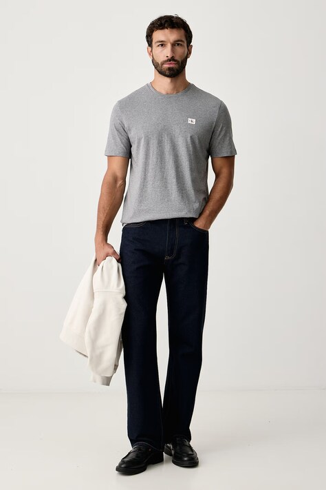Calvin Klein Jeans T-shirt męski bawełniany szary LV04RC272G