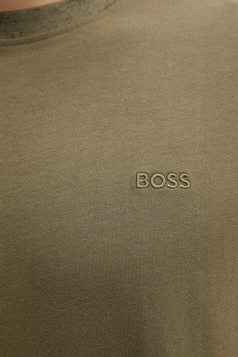 Бавовняна футболка BOSS Orange Te_Tirecollar — фото 4