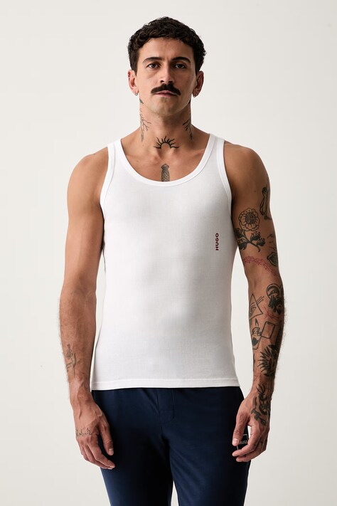 HUGO top męski bawełniany TANK TOP TRIPL. PACK 3-pack multicolor 50545681