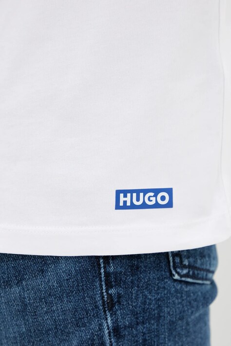 Футболка Hugo Blue 2-pack BLUE2_Naolo — AW25-TSM05L, білий — фото 5