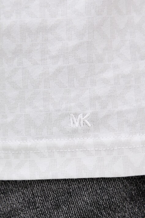 Michael Kors футболка чоловіча бавовняна — AW25-TSM06E, білий — фото 5