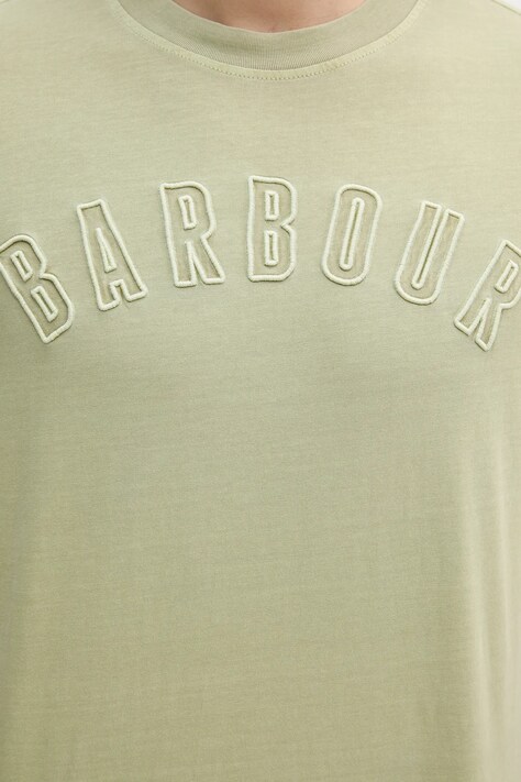 Бавовняна футболка Barbour BANFORD — фото 5