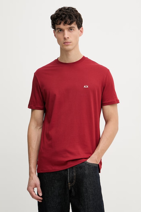Armani Exchange tricou pentru bărbați, din bumbac roșu XM001568 AF10358