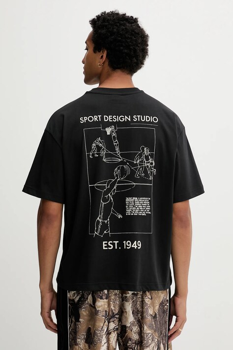Tričko adidas Originals Asd Fastbrk Tee pánské, černá barva, JW6644