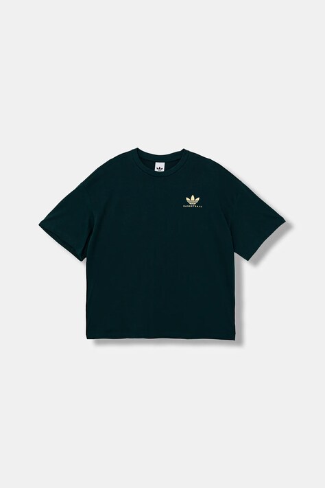 adidas Originals t-shirt Intercon Tee męski kolor zielony z nadrukiem JW6647