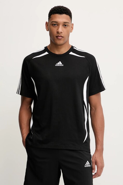 adidas Originals tricou din bumbac Teamgeist culoarea negru, cu imprimeu, KE0145