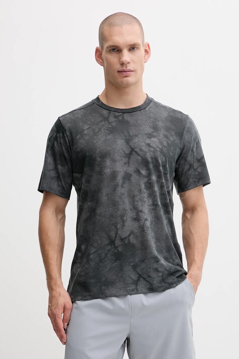 adidas Performance t-shirt treningowy POWER męski kolor szary wzorzysty JX6284