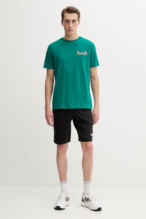 Бавовняна футболка Puma PUMA x SQUID GAME — AW25-TSM0MI, зелений — фото 2