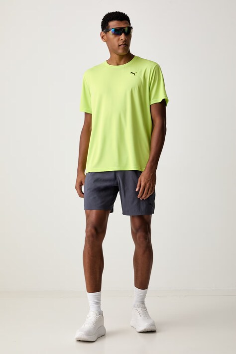 Puma tricou de antrenament pentru bărbați ESS Poly Texture verde 527155