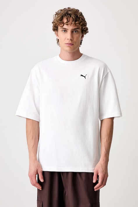 Puma basic tričko pánské bavlněné Wardrobe Essential bílé 629645